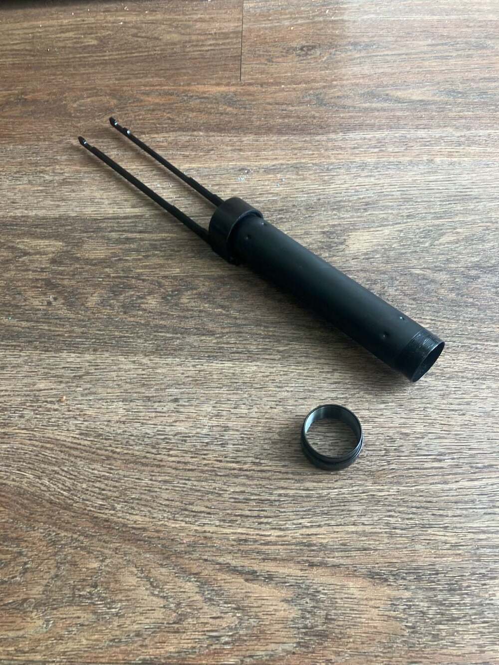 Mossberg 500 12GA Slide Tube Assembly with Action Bar and Nut 6-3/4"